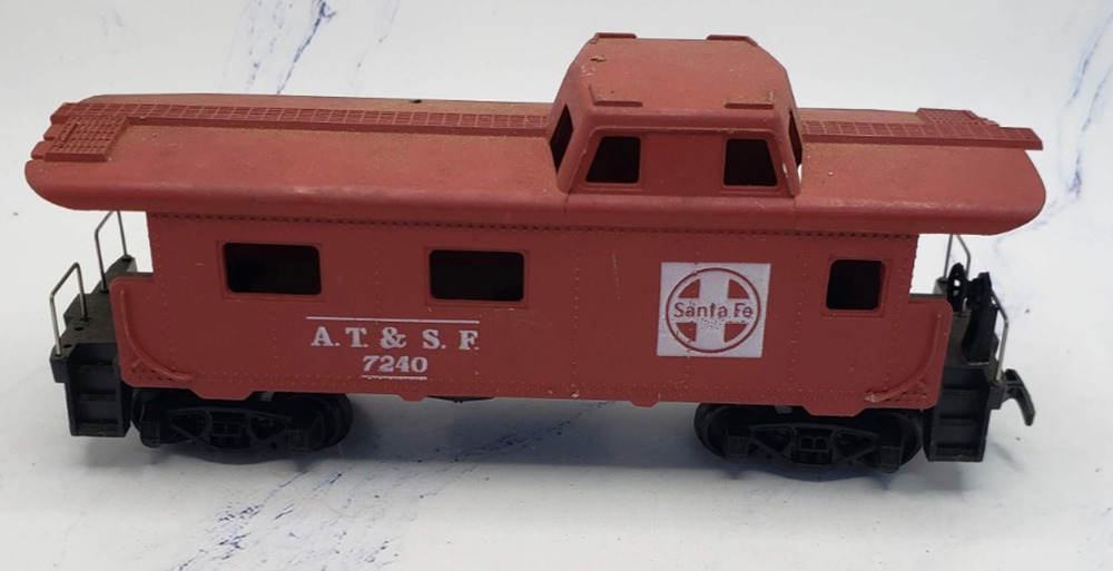Tyco Santa Fe AT&SF #7240 Caboose HO Scale Train Car